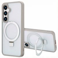 Accezz Coque Ring Stand avec MagSafe Samsung Galaxy S24 - Gris
