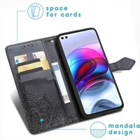 imoshion Etui de télephone Mandala Motorola Moto G100 - Noir