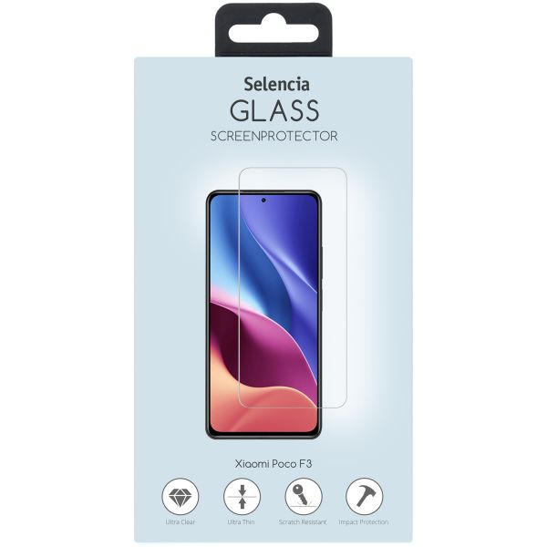 Selencia Protection d'écran en verre trempé Xiaomi Poco F3