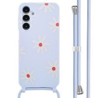 imoshion Coque design en silicone avec cordon Samsung Galaxy A16 5G - Lila Flower Distance