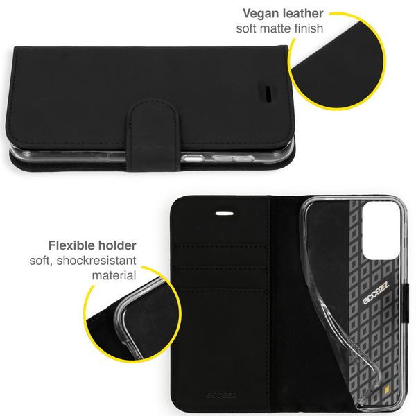 Accezz Étui de télephone Wallet Xiaomi Mi 11i - Noir