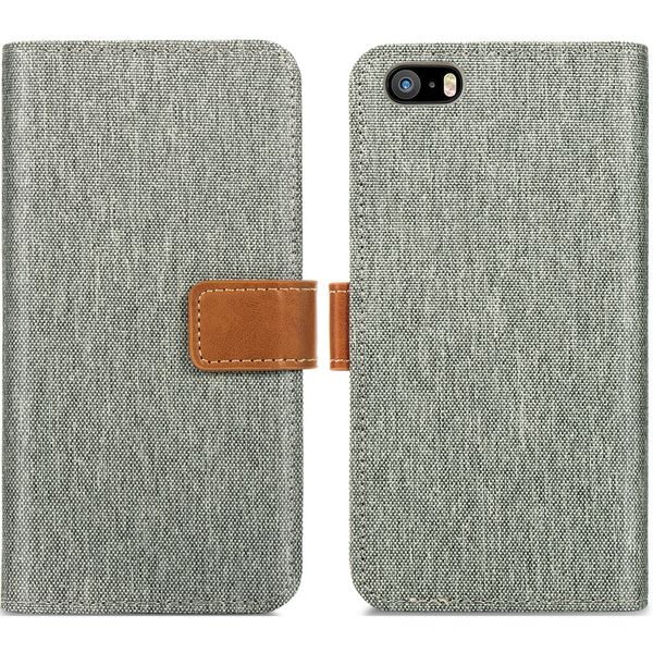 imoshion Étui de téléphone portefeuille Canvas Luxe iPhone SE / 5/5s