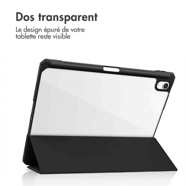 imoshion Coque tablette rigide Trifold Apple iPad Air 11 pouces (2026) M4 / (2025) M3 / (2024) M2 / Air 5 (2022) / Air 4 (2020) - Noir