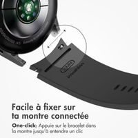 imoshion Bracelet en silicone Samsung Galaxy Watch 4 / 5 / 6 / 7 (20 mm) - Noir