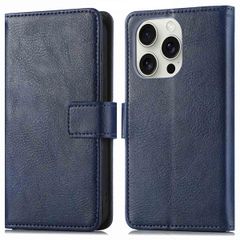 imoshion Étui de télephone portefeuille Apple iPhone 16 Pro Max - Bleu foncé