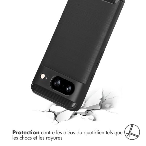 imoshion Coque Brushed Google Pixel 8 - Noir