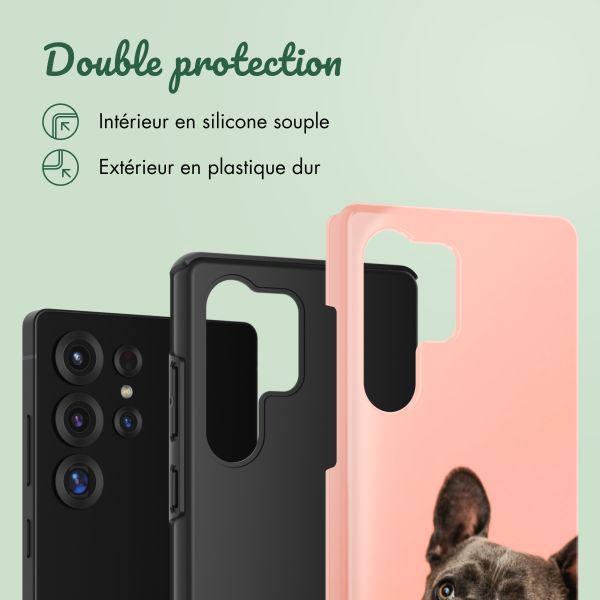 Concevez votre propre coque Tough Samsung Galaxy S25 Ultra - Blanc