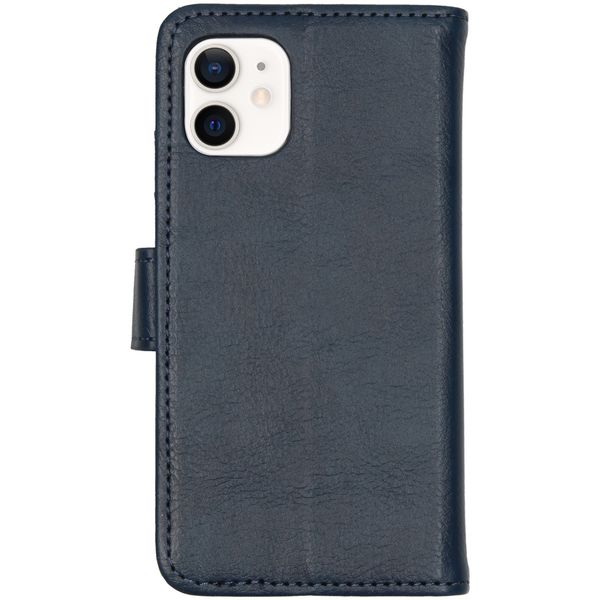 imoshion Étui de télephone portefeuille de luxe Apple iPhone 12 Mini - Bleu foncé
