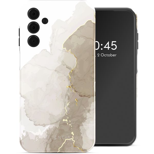 Selencia Coque arrière Vivid Tough Samsung Galaxy A15 (5G/4G) - Marble Light Brown