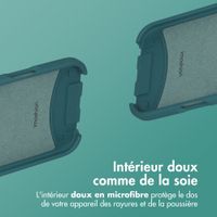 imoshion Coque arrière Color avec cordon amovible et MagSafe Apple iPhone 17 Pro Max - Vert foncé