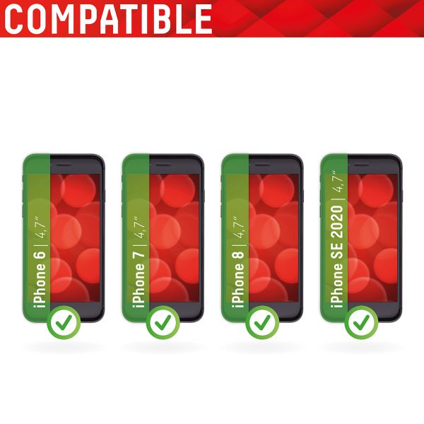Displex Protection d'écran en verre trempé Real Glass Full Cover Apple iPhone SE (2022 / 2020) / 8 / 7 / 6(s)