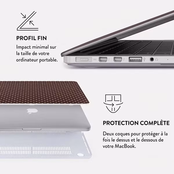 Burga Coque Rigide Apple MacBook Pro 14 pouces (2021 / 2023 M3 chip / 2024 M4 chip / 2025 M5 chip) - Sorry Busy