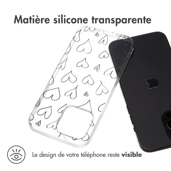 imoshion Coque Design Apple iPhone 15 Pro Max - Hearts