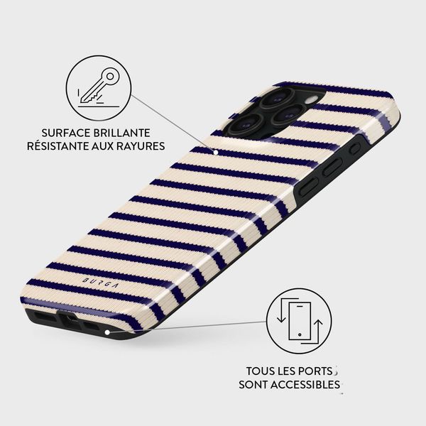 Burga Coque arrière Tough iPhone 15 Pro - Old Money