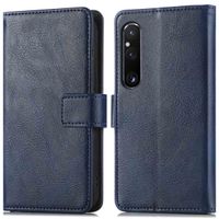 imoshion Étui de télephone portefeuille Sony Xperia 1 V - Bleu foncé