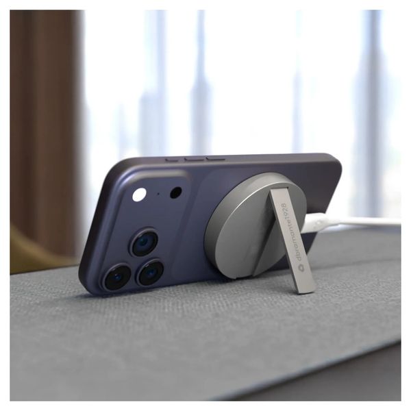 dbramante1928 Re-charge Wireless Magnetic Charger avec support 25W - Argent