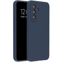 Accezz Coque Liquid Silicone Samsung Galaxy A37 (5G) - Bleu foncé