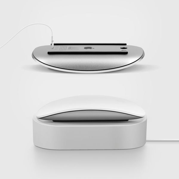 Uniq Station de recharge Nova Magic Mouse - Chalk Grey