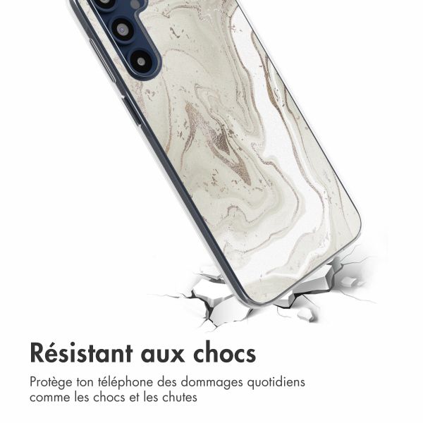 imoshion Coque design pour Samsung Galaxy A16 - Sandy Marble