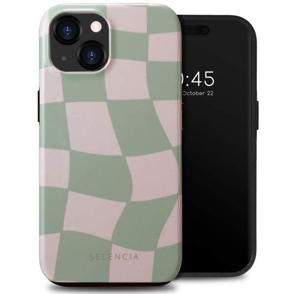 Selencia Coque arrière Vivid Apple iPhone 15 - Groovy Sage Green