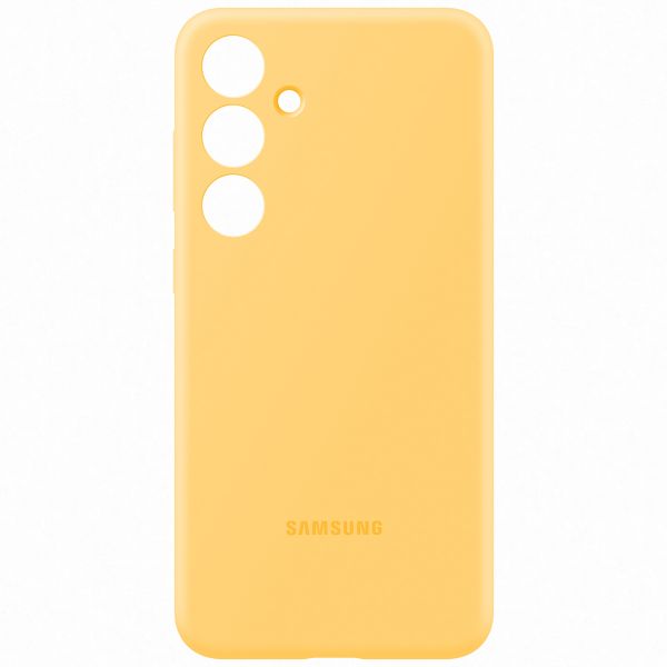 Samsung Original Coque en silicone Samsung Galaxy S24 Plus - Yellow