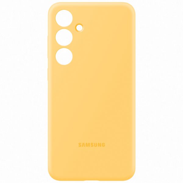 Samsung Original Coque en silicone Galaxy S24 Plus - Yellow