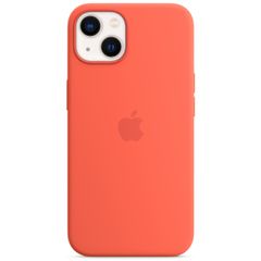 Apple Coque en silicone MagSafe Apple iPhone 13 - Nectarine