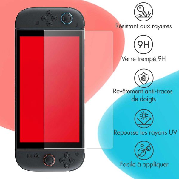 imoshion Protection d'écran en verre trempé Nintendo Switch 2