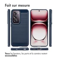 imoshion Coque Brushed Oppo Reno 12 Pro - Bleu foncé