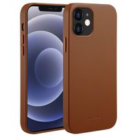 Accezz Coque arrière en cuir avec MagSafe Apple iPhone 12 (Pro) - Sienna Brown