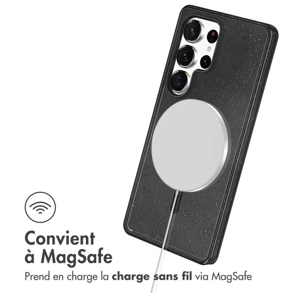 imoshion Coque Pailletée avec MagSafe Samsung Galaxy S25 Ultra - Glitter Noir