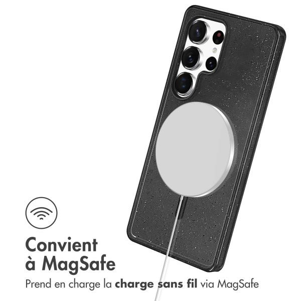 imoshion Coque Sparkle avec MagSafe Samsung Galaxy S25 Ultra - Noir