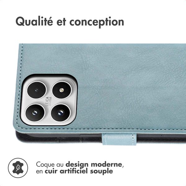 imoshion Étui de télephone portefeuille Xiaomi 17 - Bleu Clair