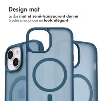 imoshion Coque Color Guard avec MagSafe iPhone 15 - Bleu foncé