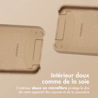 imoshion Coque arrière Color avec cordon amovible et MagSafe Samsung Galaxy S24 / S25 - Beige