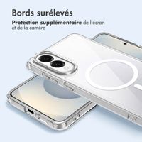 imoshion Coque arrière de protection avec MagSafe Samsung Galaxy S25 Edge - Transparent