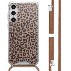 imoshion Coque Design avec cordon Samsung Galaxy A55 - Leopard Mood