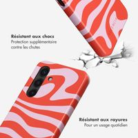 Selencia Coque arrière Vivid Samsung Galaxy S24 - Dream Swirl Pink