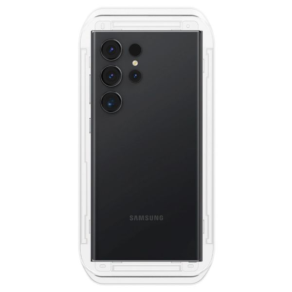 Spigen Protection d'écran en verre trempé GLAStR Fit + Applicator 2-pack Samsung Galaxy S24 Ultra