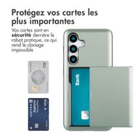 imoshion Coque arrière avec porte-cartes Samsung Galaxy S25 - Vert