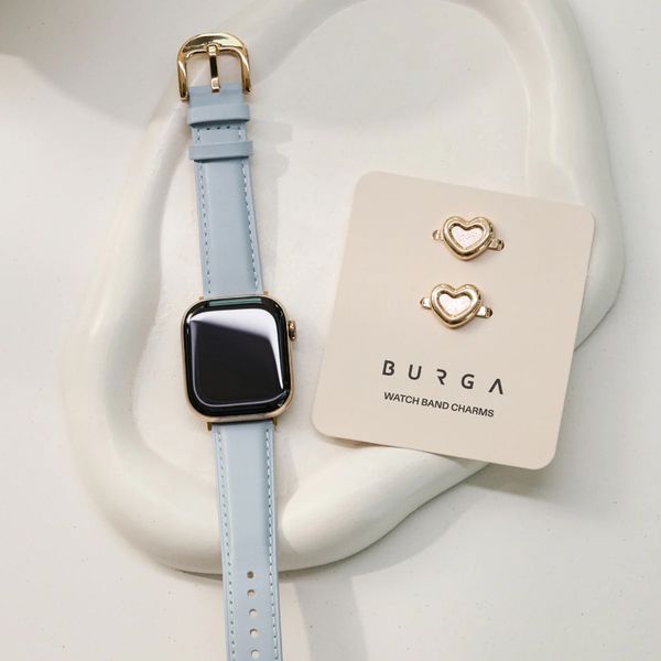Burga Bracelet en cuir véritable Apple Watch | 38/40/41/42 mm - Dream / Gold