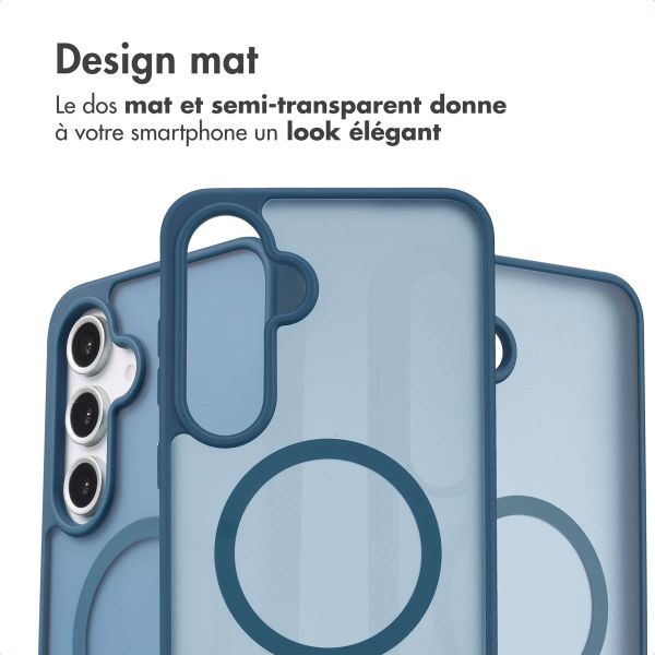 imoshion Coque Color Guard avec MagSafe Samsung Galaxy S24 FE - Bleu foncé