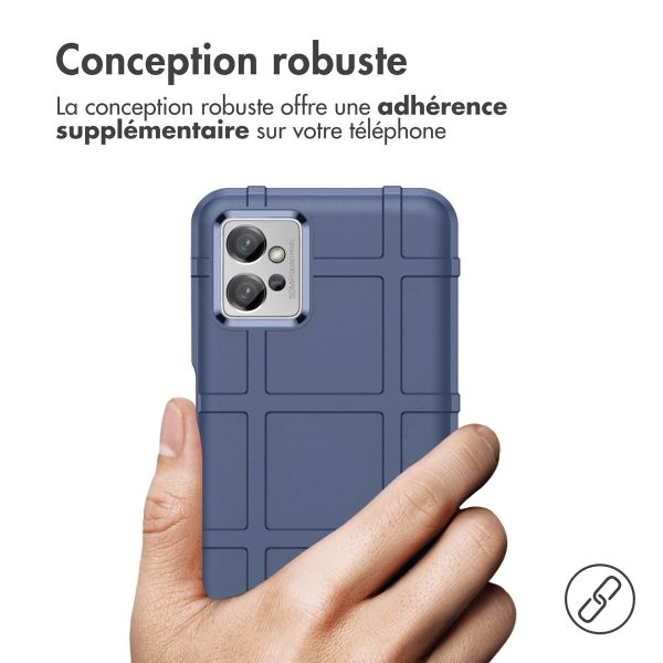 imoshion Coque Arrière Rugged Shield Motorola Moto G32 - Bleu foncé