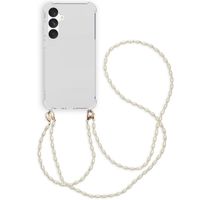 imoshion Coque avec dragonne + bracelet - Perles Samsung Galaxy A55 - Transparent