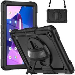 imoshion Coque tablette avec dragonne et bandoulière Lenovo M10 Plus (3rd gen) - Noir