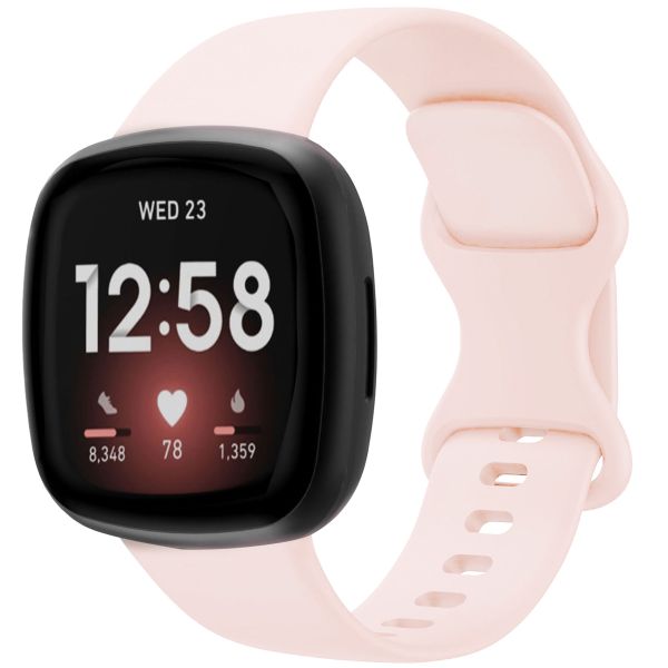 imoshion Bracelet en silicone le Fitbit Versa 4 / 3 / Sense (2) - Rose