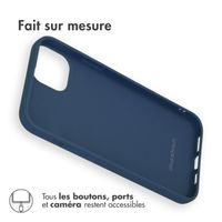 imoshion Coque Couleur Apple iPhone 14 Plus - Bleu foncé