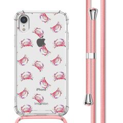 imoshion Coque Design avec cordon Apple iPhone Xr - Crab Watercolor