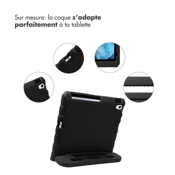 imoshion Coque kidsproof avec poignée Apple iPad Air 5 (2022) / Air 4 (2020) - Noir