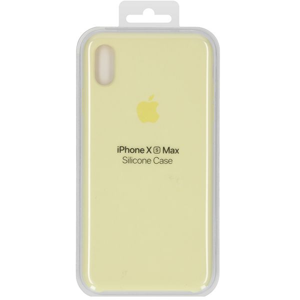 Apple Coque en silicone iPhone Xs Max - Mellow Yellow